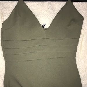 Midi Olive Dress